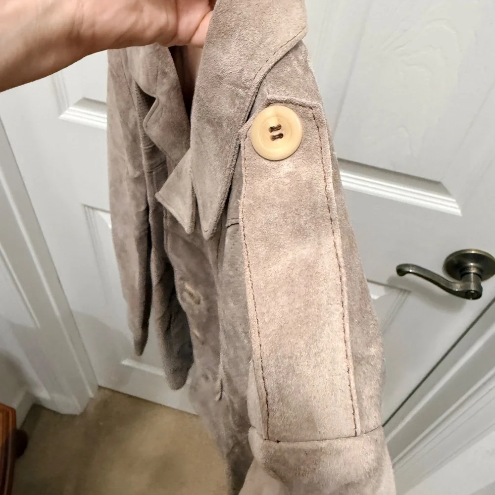 Vintage 1970s Suede Leather Jacket – Montreal Leather Garment, Made in Canada, L